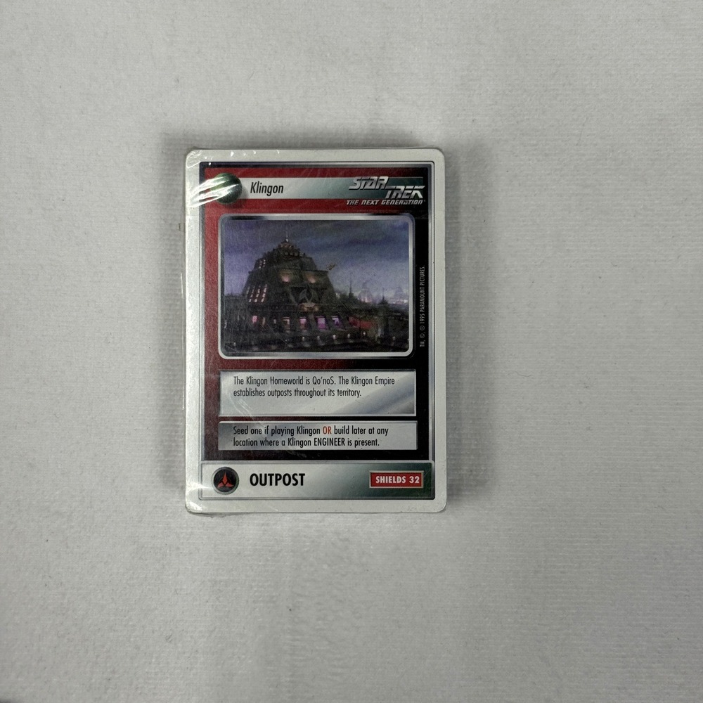 Star Trek The Next Generation CCG Klingon Deck Factory Sealed 1995 Decipher